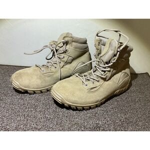 Belleville Gortex Military Boots Suede 9 Reinforced Toe USA Made Tan #763 Desert
